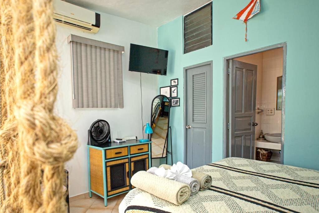 Studio Apartment Center Of Sosua Close To Beach With Pool View Exterior photo